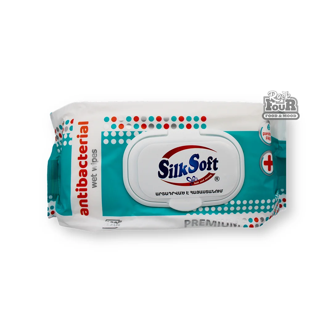 Wet wipes "Silk Soft antibacterial" 120pcs